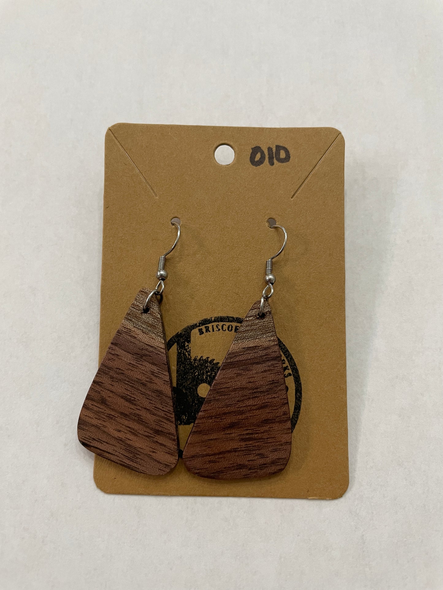 Epoxy/wood earrings